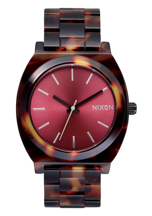 Time Teller Acetate - Tortoise / Oxblood